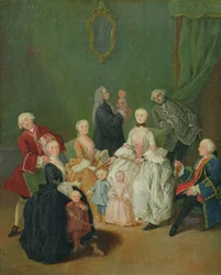 Eine Patrizierfamilie, ca. 1752